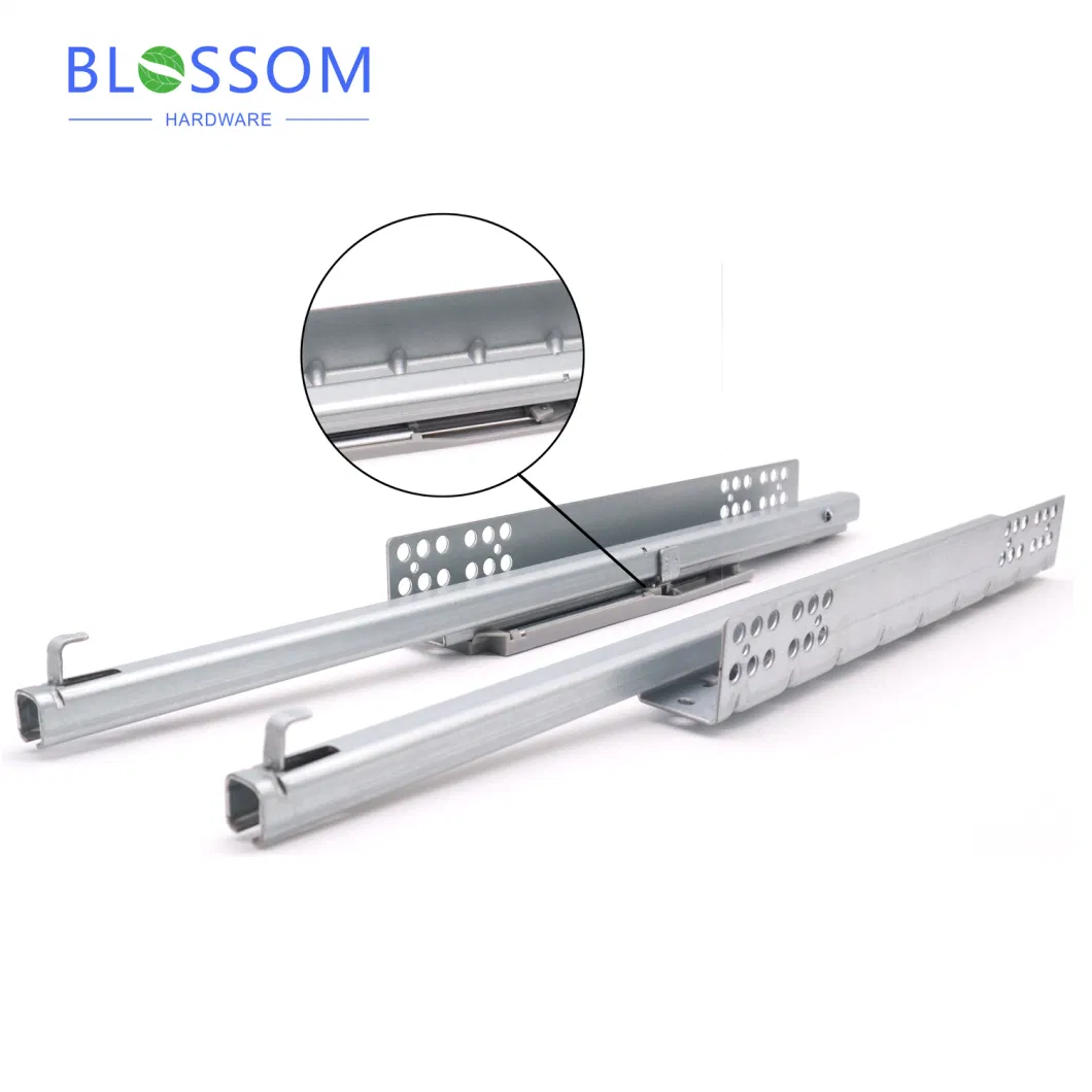 450mm Undermount Soft Closing Damper Buffer Concealed Drawer Slide Rails